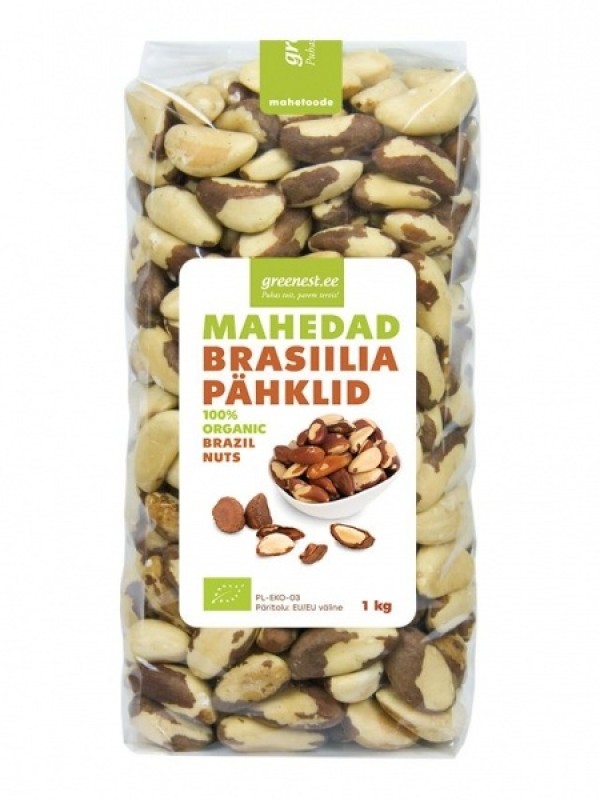 Greenest mahedad brasiilia pähklid 1kg