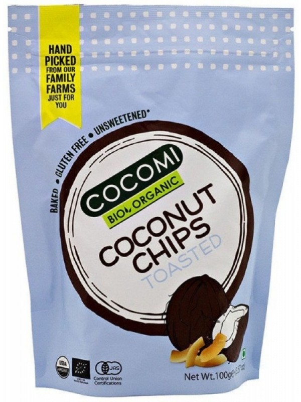 Cocomi mahedad röstitud kookoskrõpsud 100g
