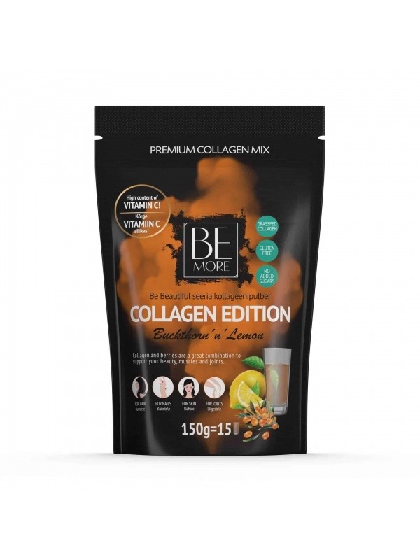 Be More Collagen Edition Buckthorn’n’Lemon kollageenipulber 150g