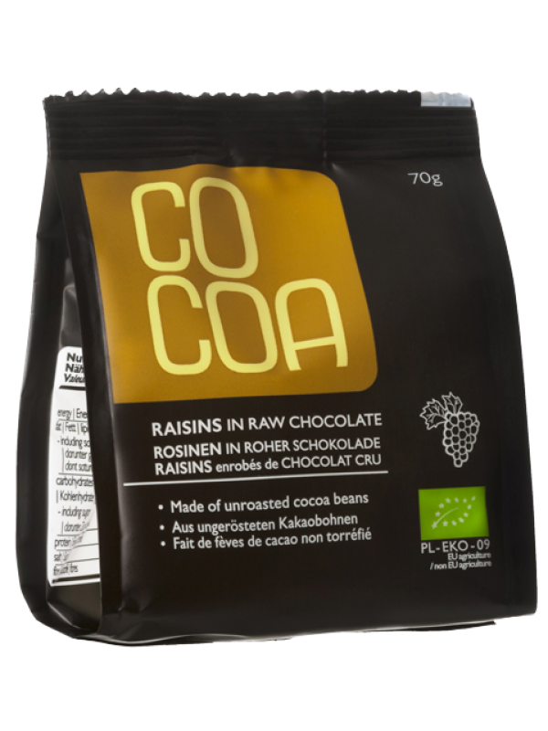 Cocoa rosinad toorsokolaadis 70g  