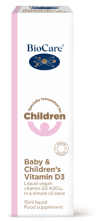 Via-Naturale-Biocare-Vitamiin-D3-beebidele-ja-lastele-15ml-pakend